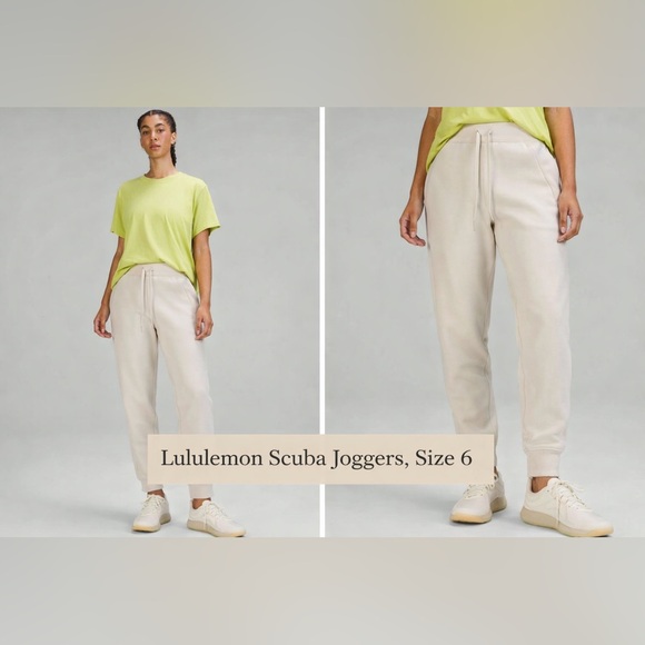 Lululemon Scuba Joggers Size 6 High Rise Sweatpants Lounge Athleisure